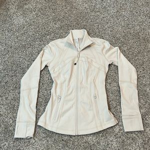 Lululemon White Opal Define Jacket Luon Fabric Size 4